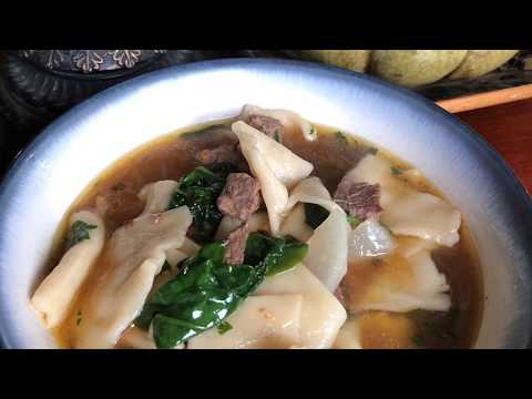 Tibetan handpulled noodle soup | Thenthuk