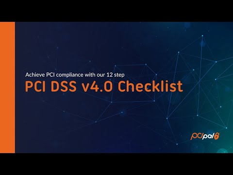 PCI DSS v4.0 Checklist
