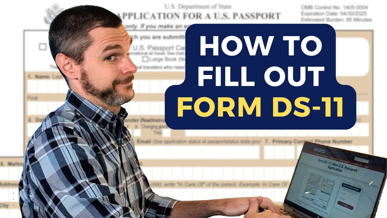 How to Fill Out Form DS-11 for a U.S. Passport in 2026 (Step-by-Step Guide) #USPassport #DS11
