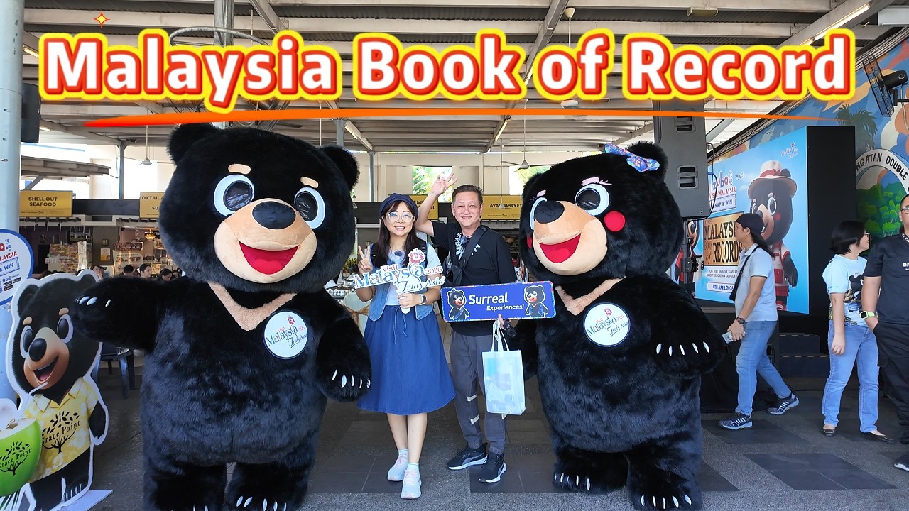 2026马来西亚旅游年吉祥物马来熊， 沙巴这里是最多的，而且还有一只是我的！很荣幸见证进入马来西亚记录大全的时刻！#visitmalaysia2026 #沙巴 #sabah