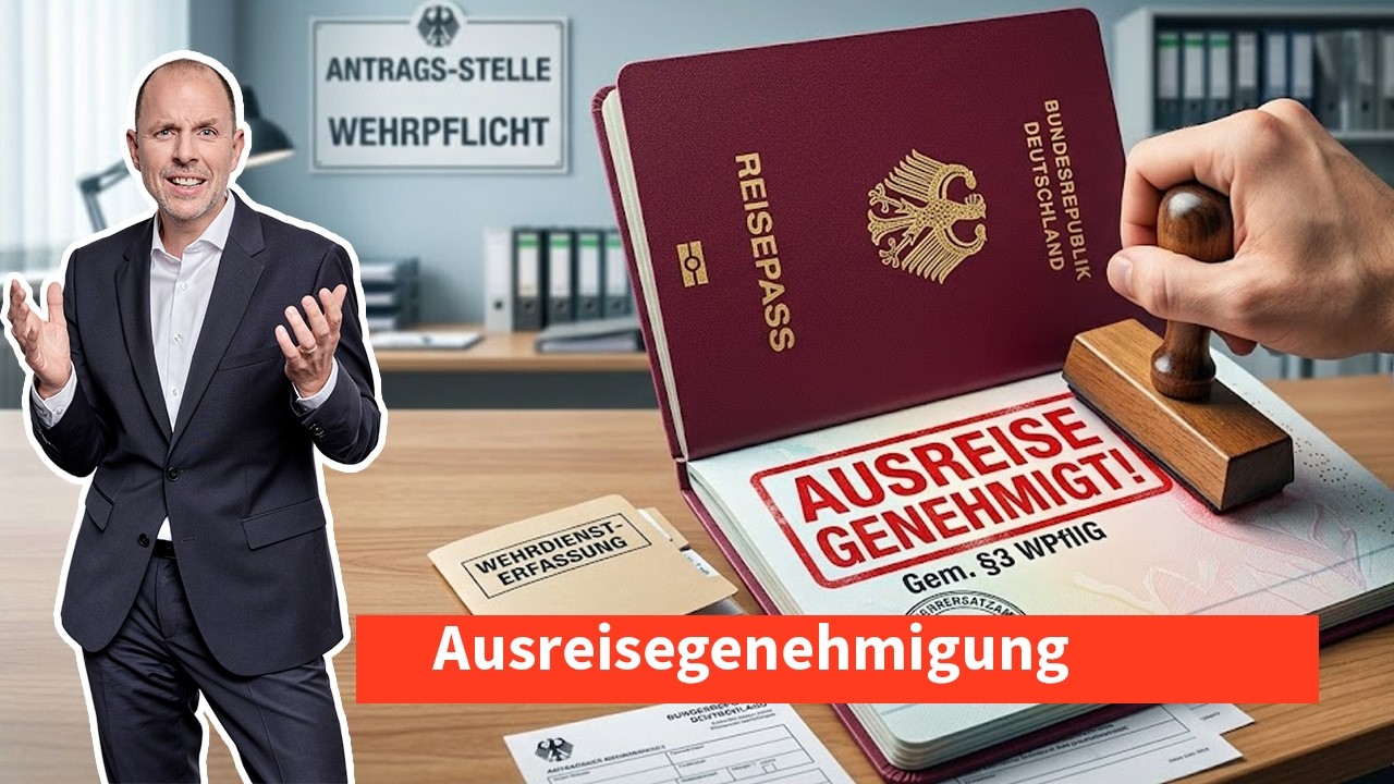 Ausreise-GENEHMIGUNG für Männer?! Neues Wehrpflichtgesetz – Was ihr JETZT wissen müsst!| RA Solmecke