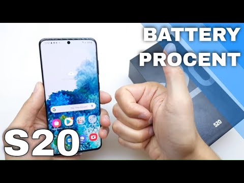 How to Show Battery Percentage % on Galaxy S20, S20 Plus & S20 Ultra