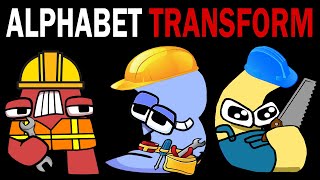 Alphabet Lore But they are at the construction site (A-Z...)