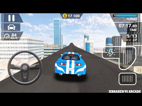 Car Driving Simulator - Stunt Ramp | Smash Car Hit BLUE Color Unlocked - Android GamePlay