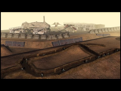 ULTIMATE Clone Army SUPER FORTRESS! - Men of War: Star Wars Mod Battle Simulator