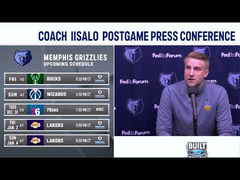 Tuomas IIsalo PostGame Interview | Memphis Grizzlies vs Utah Jazz