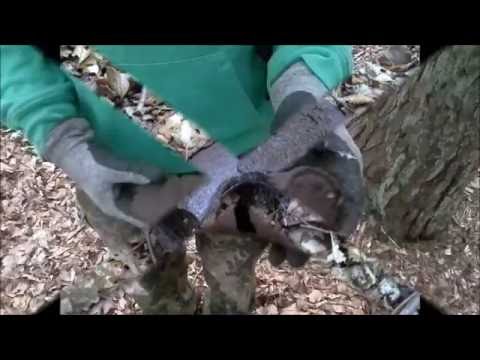 Große Stahlhülsen und mehr an einer Wehrmacht-Rückzugsstraße aus dem WW2 / WK2