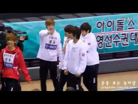 120108 BoyFriend 偶像運動會.珉玗跨欄