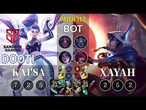 SB DooTi Kai'Sa vs Xayah Bot - KR Patch 11.2