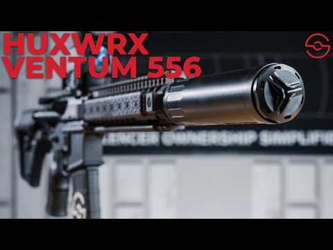 HUXWRX FLOW 9k Ti - Versatile Flow Through 9mm Pistol Suppressor