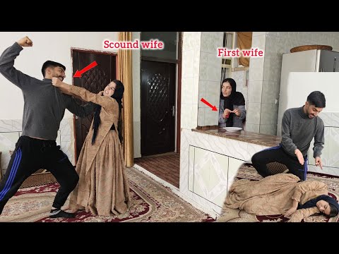 The first wife anesthetizes the evil second wife after she escapes from the asylum.