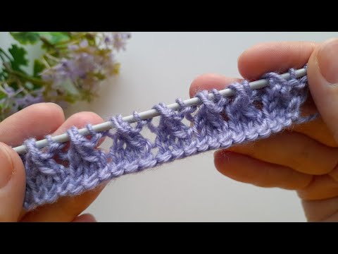 PERFECT ❤️ Unique Knitting Stitch! Easy and Beautiful Knitting Pattern