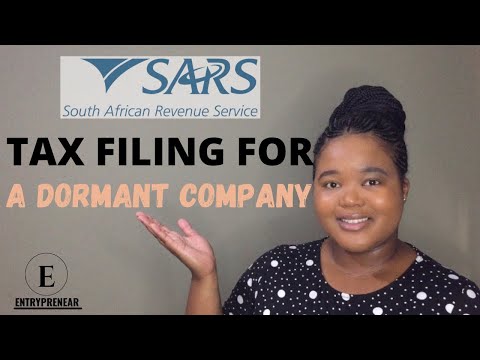 How to file a tax return for a dormant company | Business tax return | SARS eFiling | Athenkosi