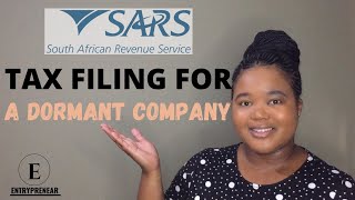 How to file a tax return for a dormant company | Business tax return | SARS eFiling | Athenkosi