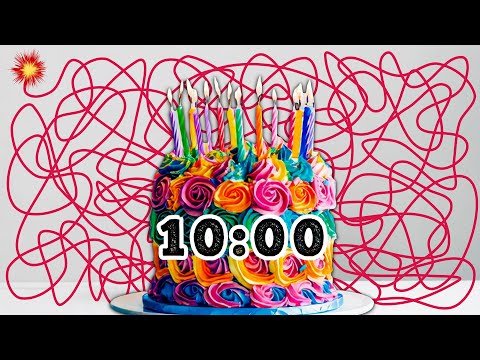 10 Minute Timer BIRTHDAY CAKE 🎂