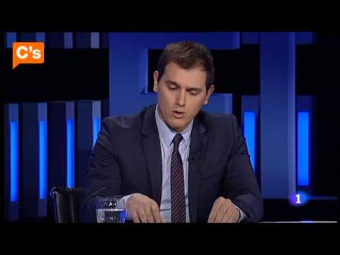 C's - Albert Rivera: El Rey y el 'full de ruta' de Mas - 'El Debat' de TVE 30-01-2013