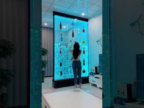 LED Water Bubble Wall For Home | Bubble Wall Design #shorts