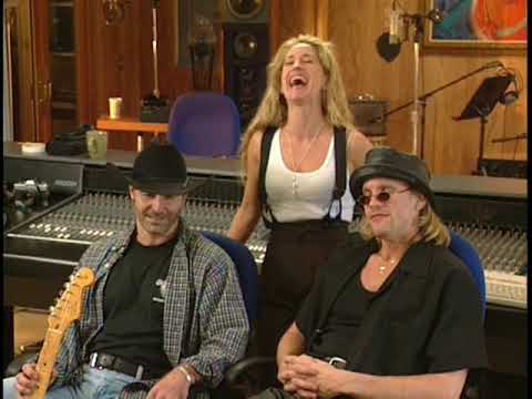 Trick Pony with Johnny Cash and Waylon Jennings In recording studio 2000