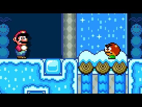 Super Mario Maker 2 🔧 Abandoned Ice Cave 🔧 by zaydew