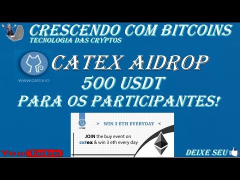 AIRDROP CATEX DANDO 500 USDT ENTRE OS PARTICIPANTES!!!