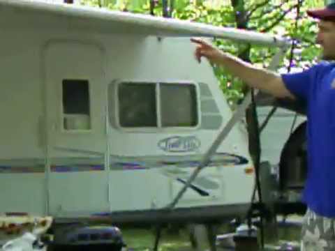 How To Take Down Retractable RV Awning Part 2 of 2