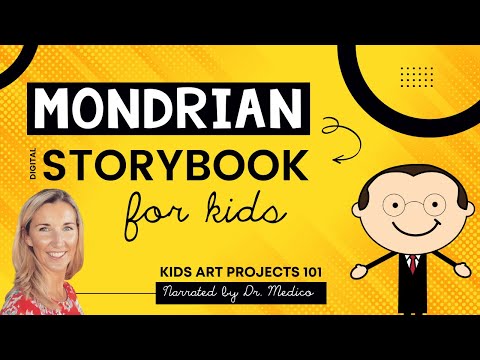 Mondrian for Kids Narrated Digital Storybook