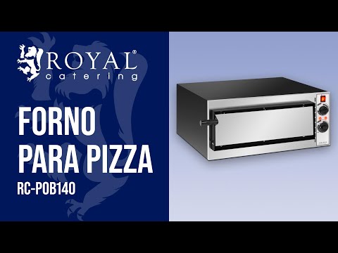 vídeo - Forno para pizza - uma câmara - pizza de 32 cm