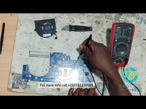 Most common fault on laptop, first mosfet fail