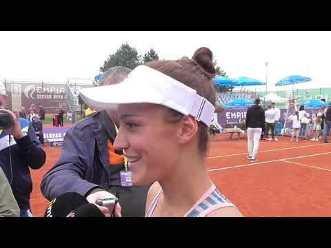 EMPIRE Slovak Open 2019: Interview with the singles winner Bernarda Pera