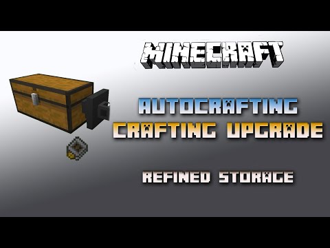 Autocraftíng Crafting Upgrade 💎 Refined Storage Tutorial 💎 Deutsch / German