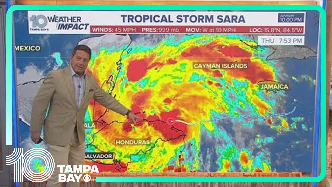 Tracking the Tropics: Tropical Storm Sara moves toward Honduras, could bring showers and storms to F