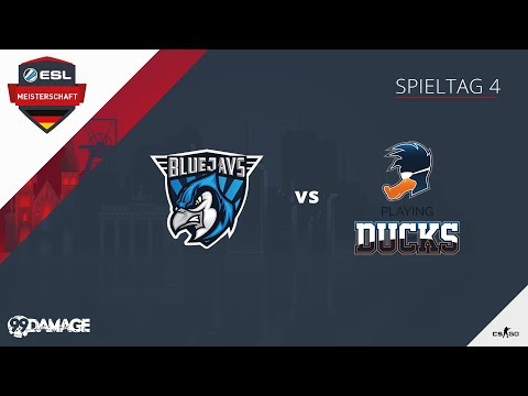 CS:GO - BLUEJAYS vs Playing Ducks - ESL Wintermeisterschaft 2018 - Tag 4 - Overpass