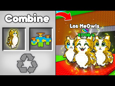 EVOLVING MY BRAINROTS BY COMBINING THEM IN STEAL A BRAINROT ROBLOX !! 🔥