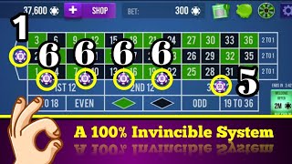 🌾🌹A 100% Invincible System || Roulette