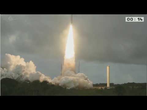 Vol VA234 - A587 ECA - Star One D1 + JCSAT-15 - decollage takeoff liftoff
