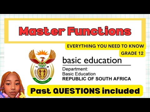 Grade 12 Functions |Exam Questions