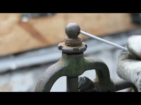 Restoring rusty vintage coffee grinder