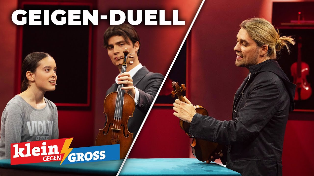 David Garrett vs. Selma (13): Wer erkennt mehr Geigen? | Klein gegen Groß