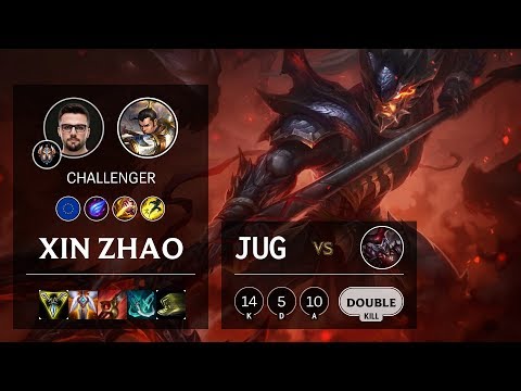Xin Zhao Jungle vs Shaco - EUW Challenger Patch 10.7