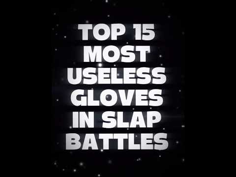 TOP 15 MOST USELESS GLOVES IN SLAP BATTLES! #slapbattles #edit