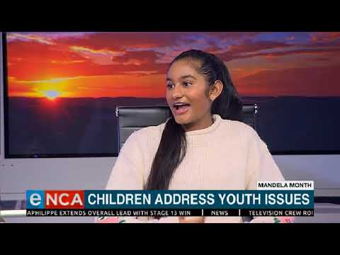 Two young outspoken minds in studio to celebrate Mandela Month