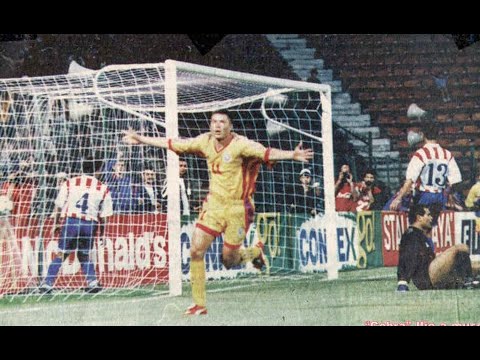 MECI INTEGRAL Romania-Paraguay 3-2 (1998). Goluri Adrian Ilie (2), Hagi. Comentariul Bogdan Cosmescu