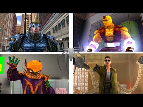 Spider-Man 2 (PS2/GCN/Xbox) All Boss Fights & Ending