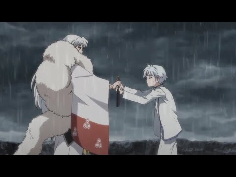 Sesshomaru gave the tenseiga to Towa...