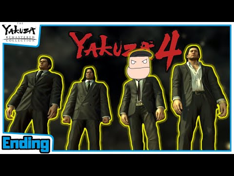 FINAL BOSS & ENDING! BEST FINALE IN THE SERIES? | Yakuza 4 Remastered Let's Play (Ending)