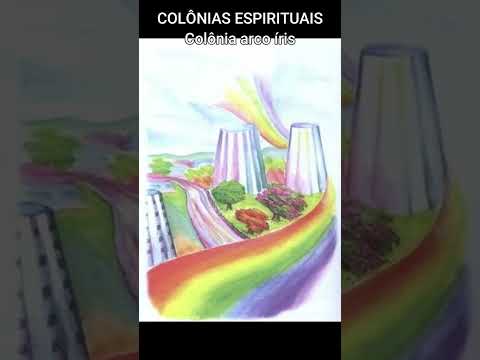 COLÔNIAS ESPIRITUAIS Colônia arco íris #shorts