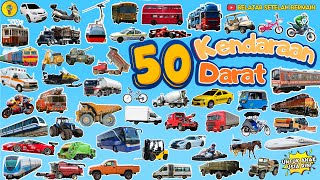 Download lagu 50 Land Vehicle Names for Early Childhood || Land Vehicle Names mp3