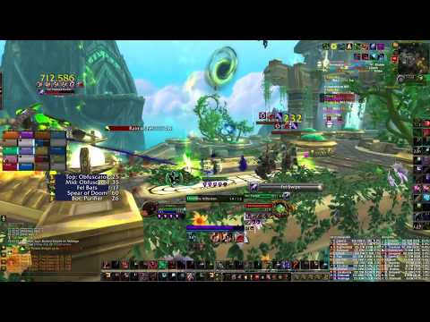 Rune VS The defense of  Eonar The LIfebinder Mythic Affliction Warlock POV