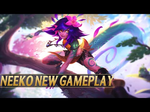 NEEKO REWORK 2023 NEW ABILITIES GAMEPLAY & INFO - League of Legends