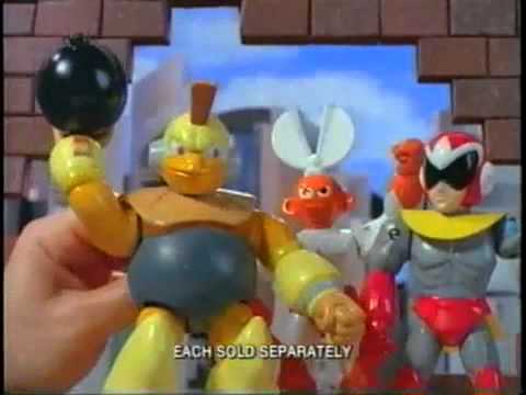 Mega Man cartoon action figures by Bandai (1994)